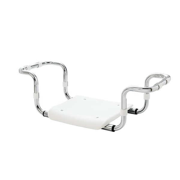 Seat for bath-tub with plastic sitting