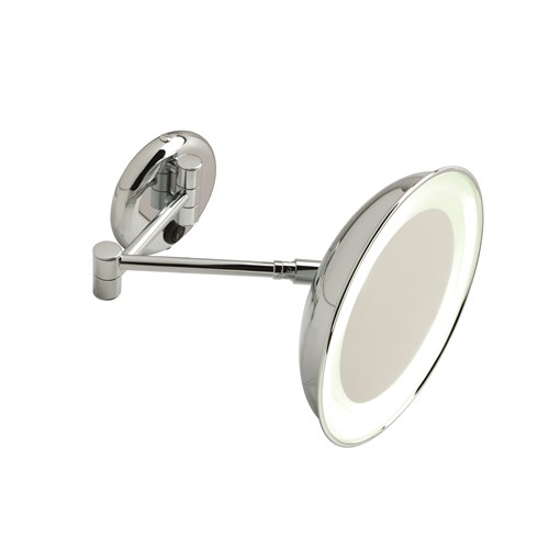 Wall monde enlarging mirror 4x with LED light