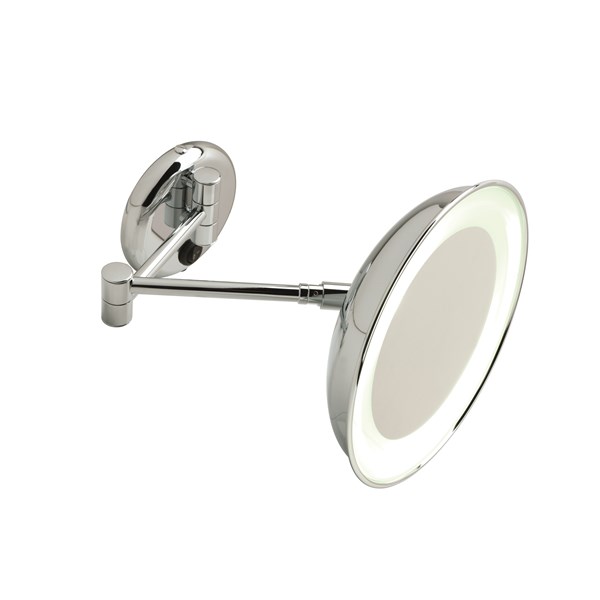 Wall monde enlarging mirror 4x with LED light