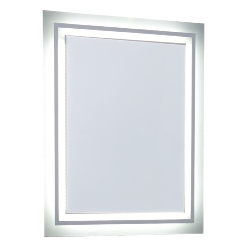 Mirror with diffused led light