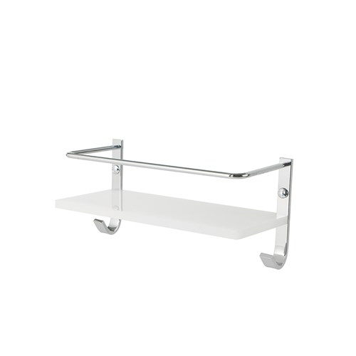 Shelf with plexyglass planeand balcony