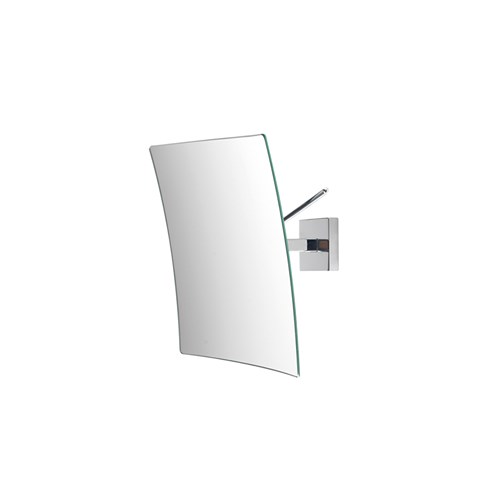 Wall mounted square enlarging mirror 3x