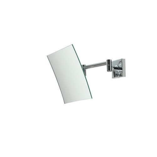 Wall mounted enlarging mirror 3 x with single adjustable support