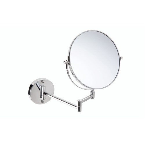 Wall-mounted 3x magnifying mirror