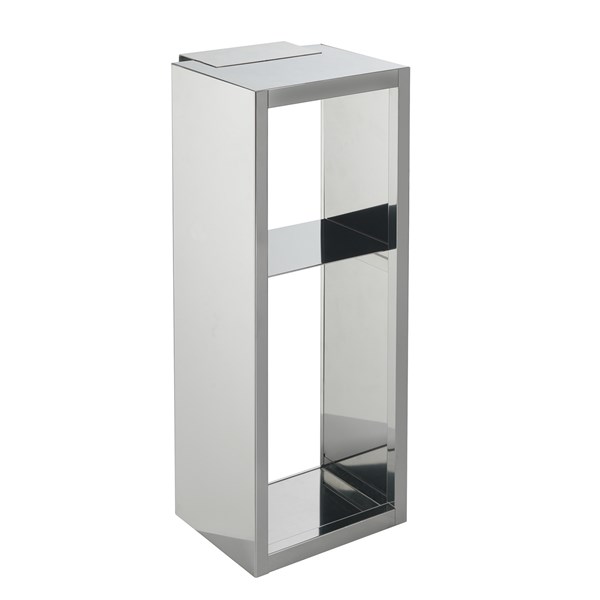 Inox wall unit for mirror