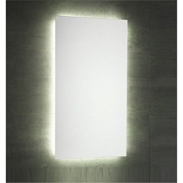 Mirror with diffused led light