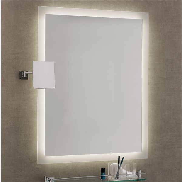 Specchio con Led perimetrale e sabbiatura cm 4