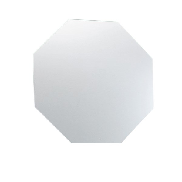 Contoured mirror with perimeter LED