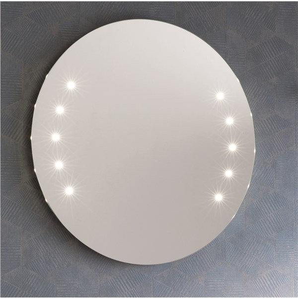 Specchio tondo diam cm 80 retroilluminato con punti LED