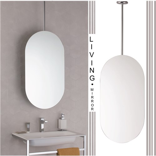 Shaped ceiling mirror