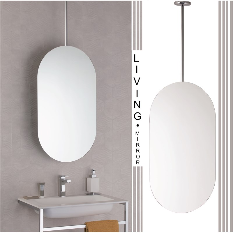 Shaped ceiling mirror