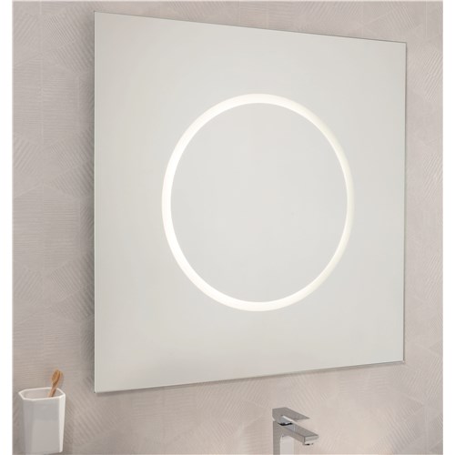 Mirror with internal sandblasting 2cm