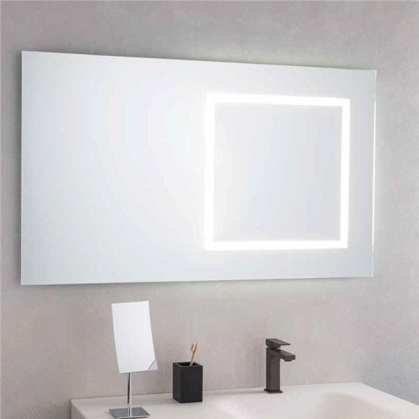 Mirror with internal sandblasting 2cm