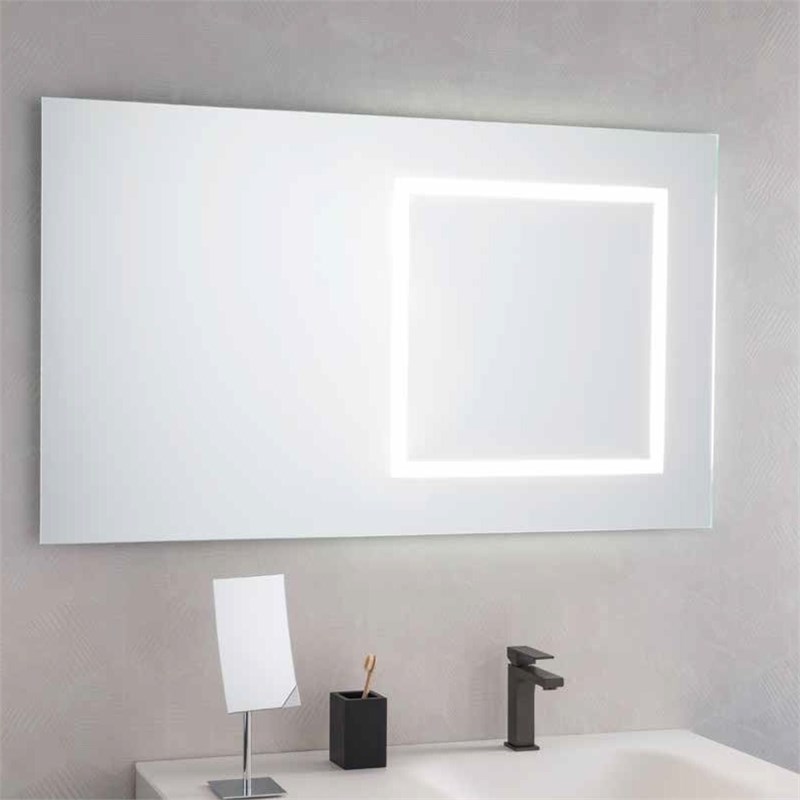 Mirror with internal sandblasting 2cm