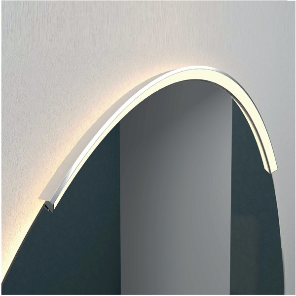 Applique per specchio LED/ ad arco su circonferenza 