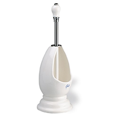Ceramic toilet-brush with base