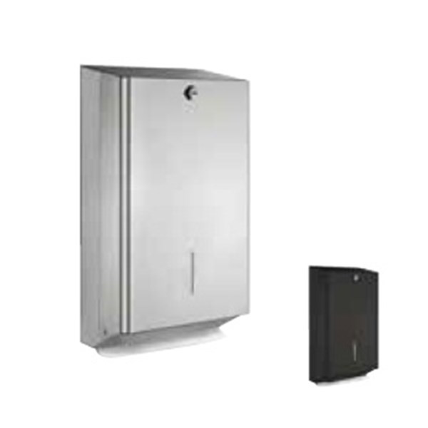 Stainless steel distributor paper towels