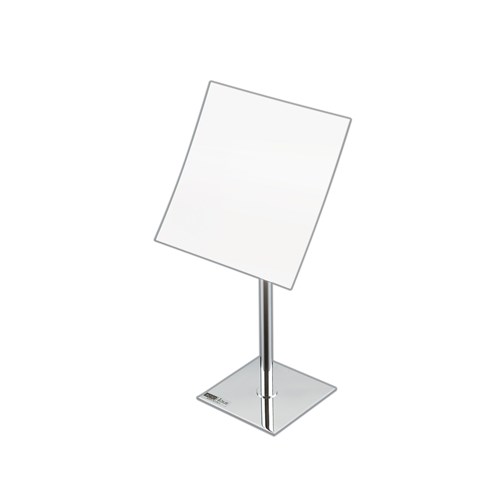 Square enlarging mirror 2x with base