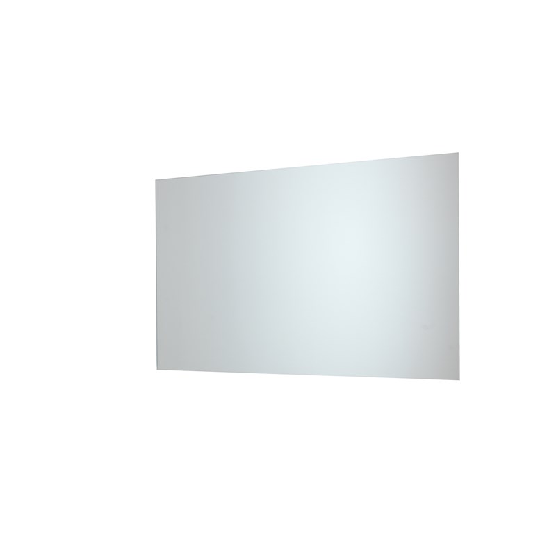 Reversible rectangular mirror with shine edge