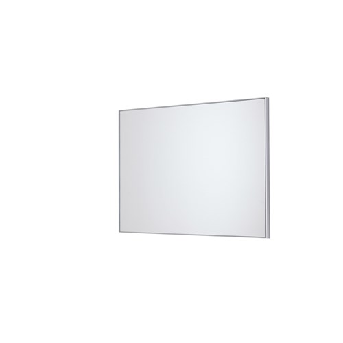 Reversible mirror with chromed frame