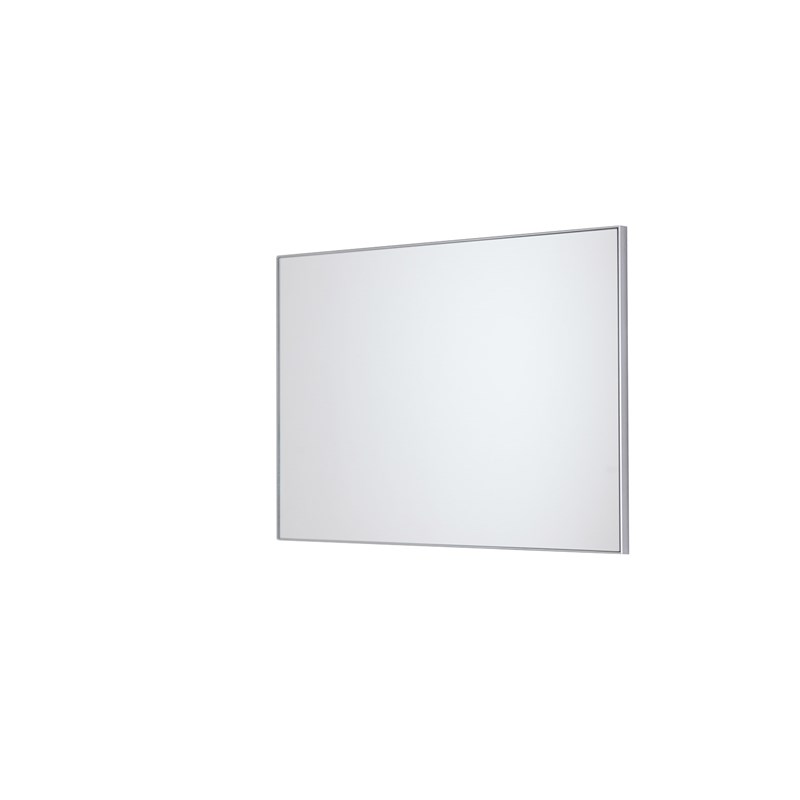 Reversible mirror with chromed frame