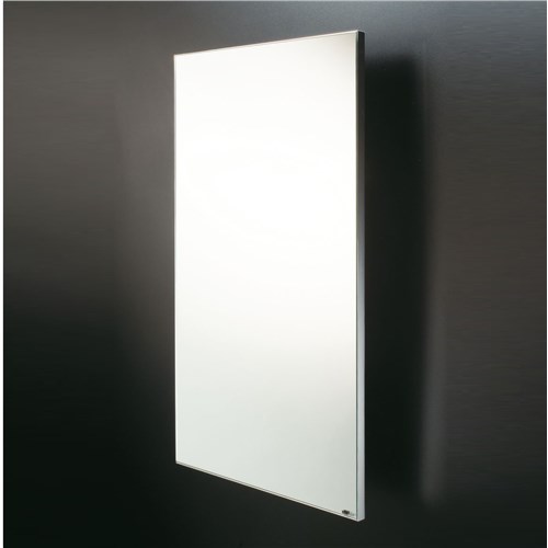 Reversible mirror with chromed frame