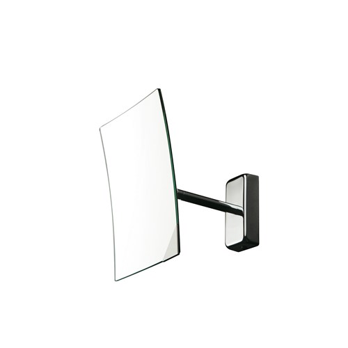 Wall mounted rectangular enlarging mirror 2x