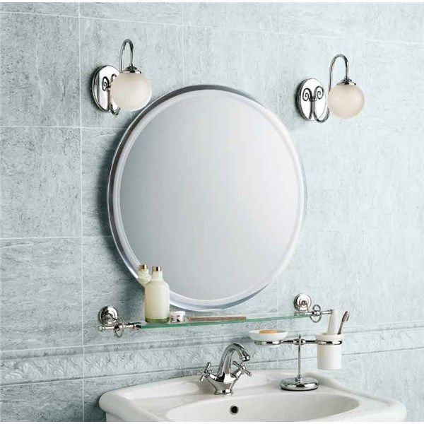 Cut round mirror with grind