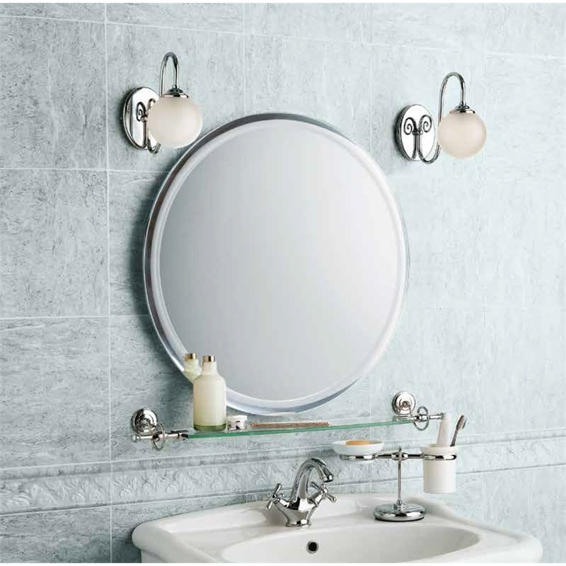 Cut round mirror with grind