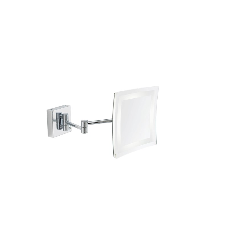 Wall mounted enlarging mirror 3x with LED light