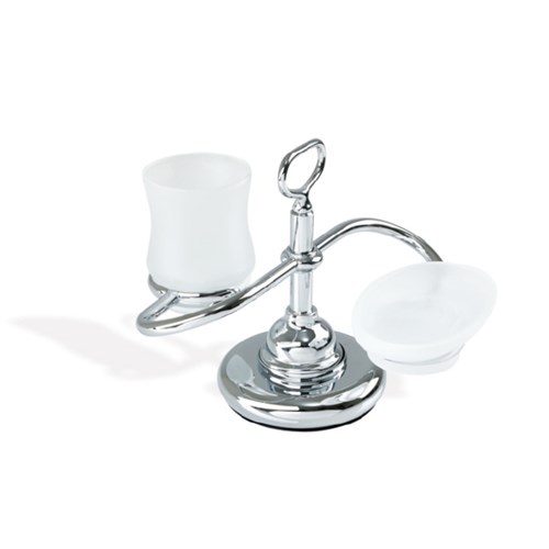 Soap dish + Glass holder with base
