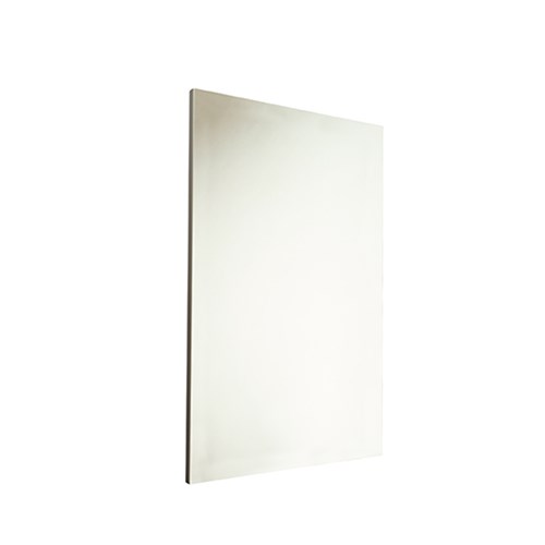 Adjustable mirror with accident-prevention glass