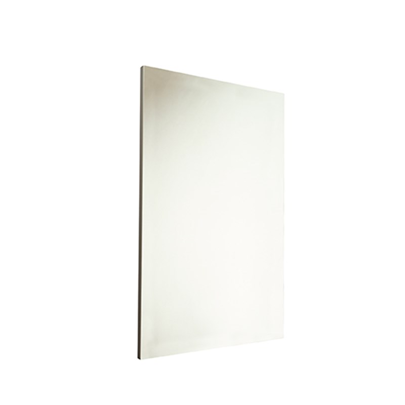 Adjustable mirror with accident-prevention glass