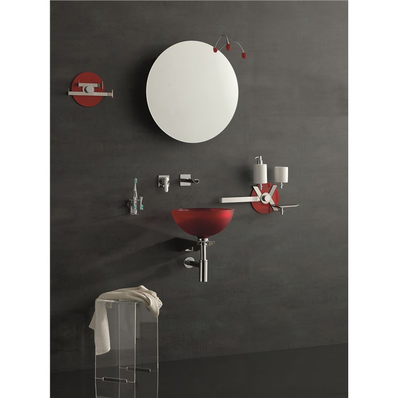 KREA / Glass washbasin with fixing ring  art. 812