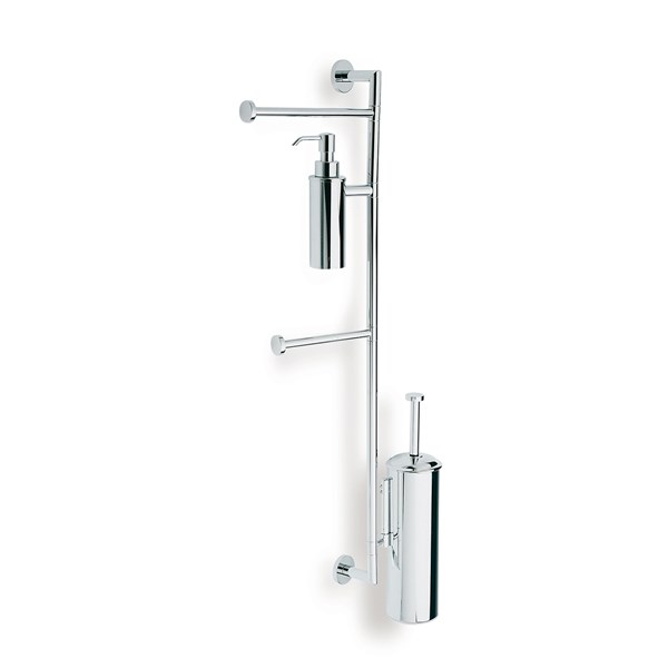 Wall mounted modular column for wc/bidet