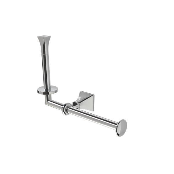 Towel rail with 2 adjustable bar