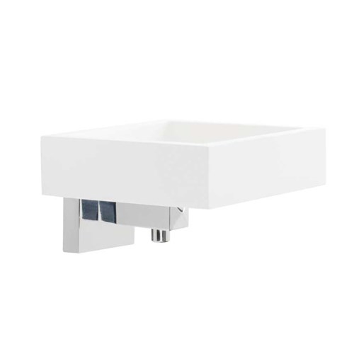 Wall-mounted soap holder in neolite