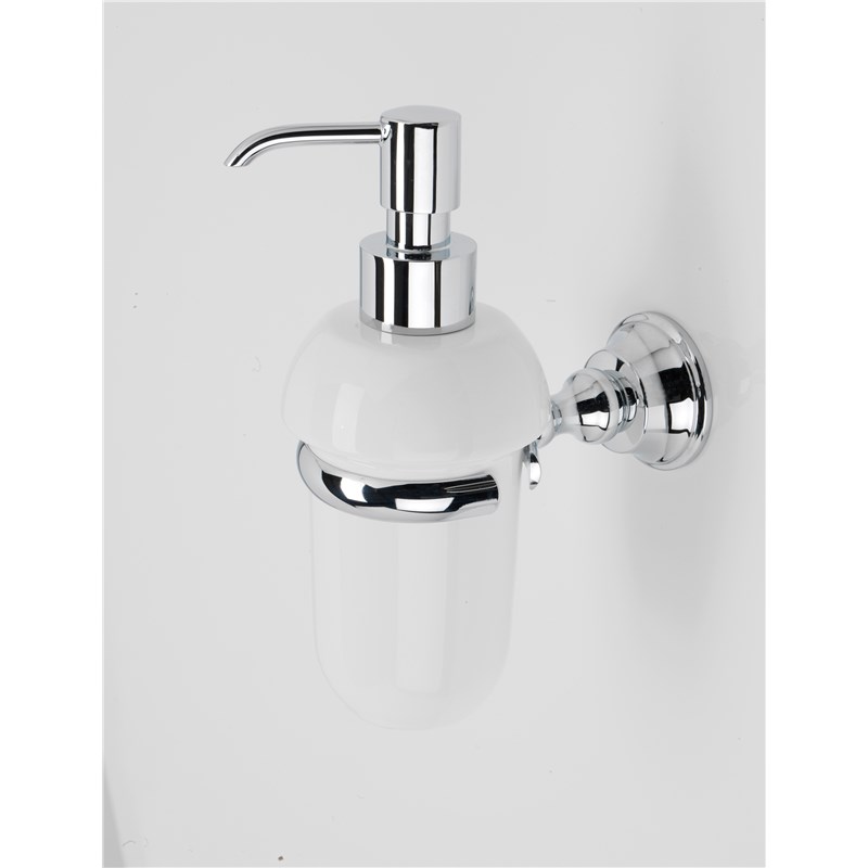 Wall mounted soap dispenser