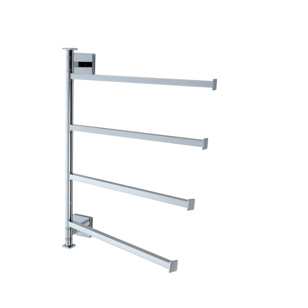 Modular wall-mounted towel rail column