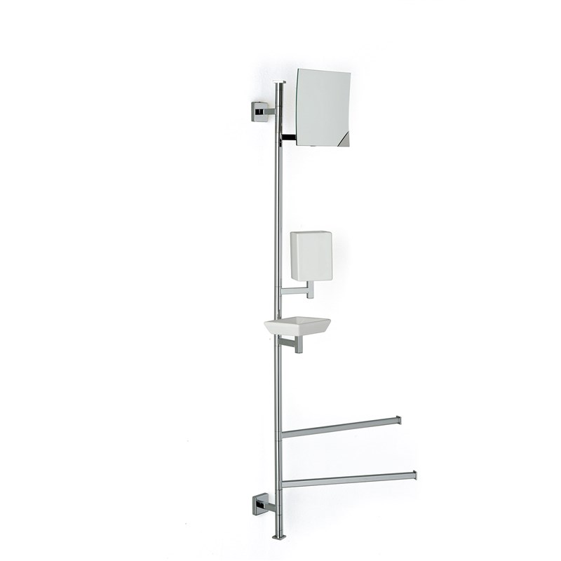 Wall mounted modular column for washbasin